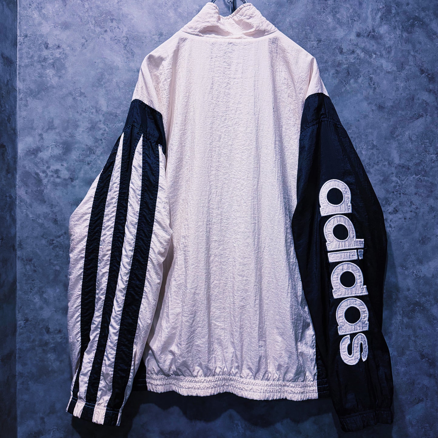 【doppio】90’s vintage “adidas” arm logo design Nylon jacket