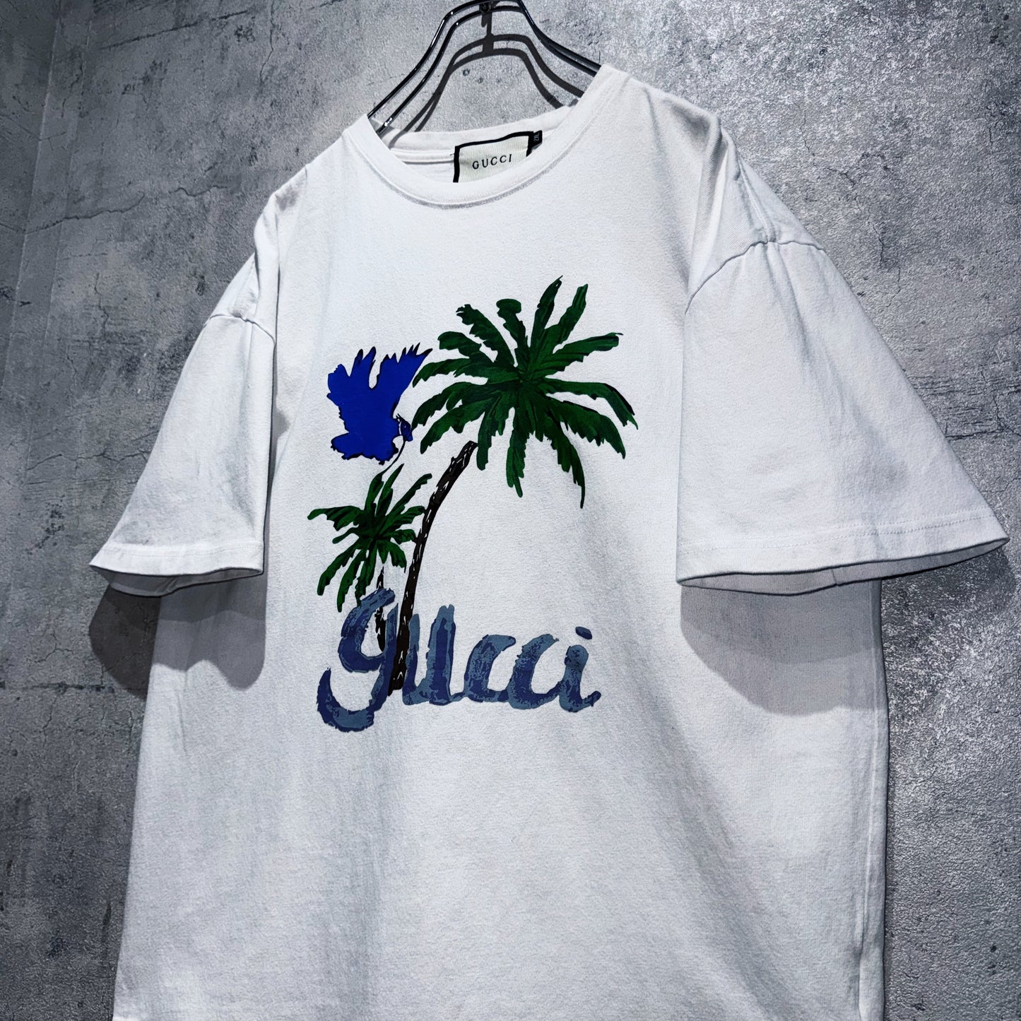 "GUCCI"Art graphic print design T shirt