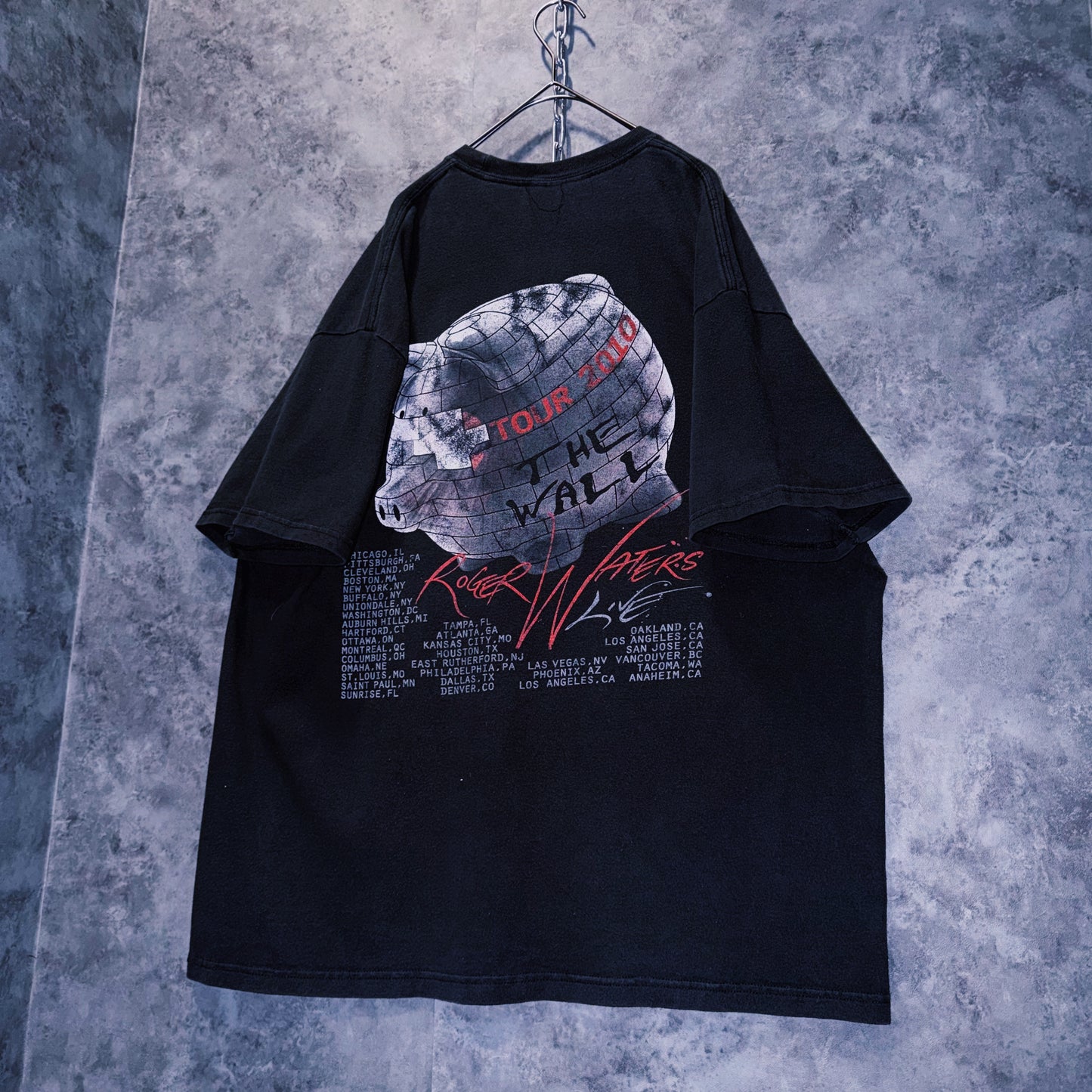 【doppio】vintage “Roger Waters” graphic design Band tour T-shirt