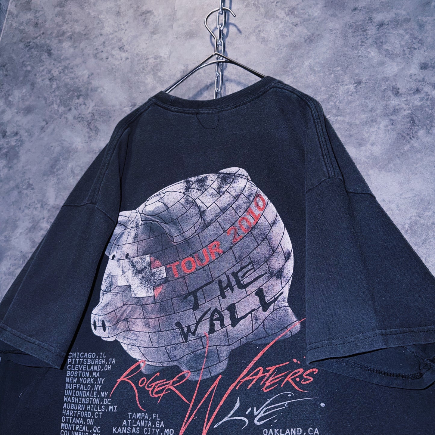 【doppio】vintage “Roger Waters” graphic design Band tour T-shirt