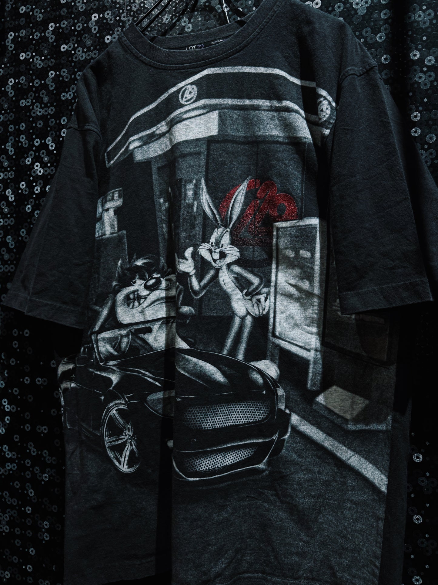 ￼
【ÆIEM】LOT29 Bugs Bunny & Tasmanian Devil Big Print T-shirt