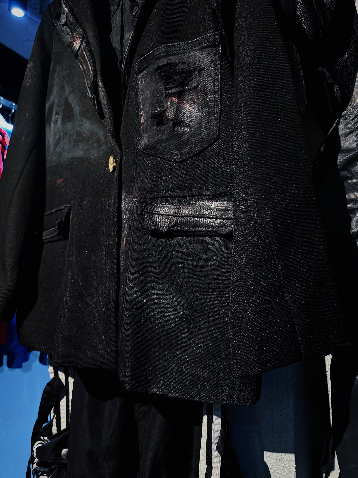 "vivid notes"The Anarchist's Orbit tailored jacket