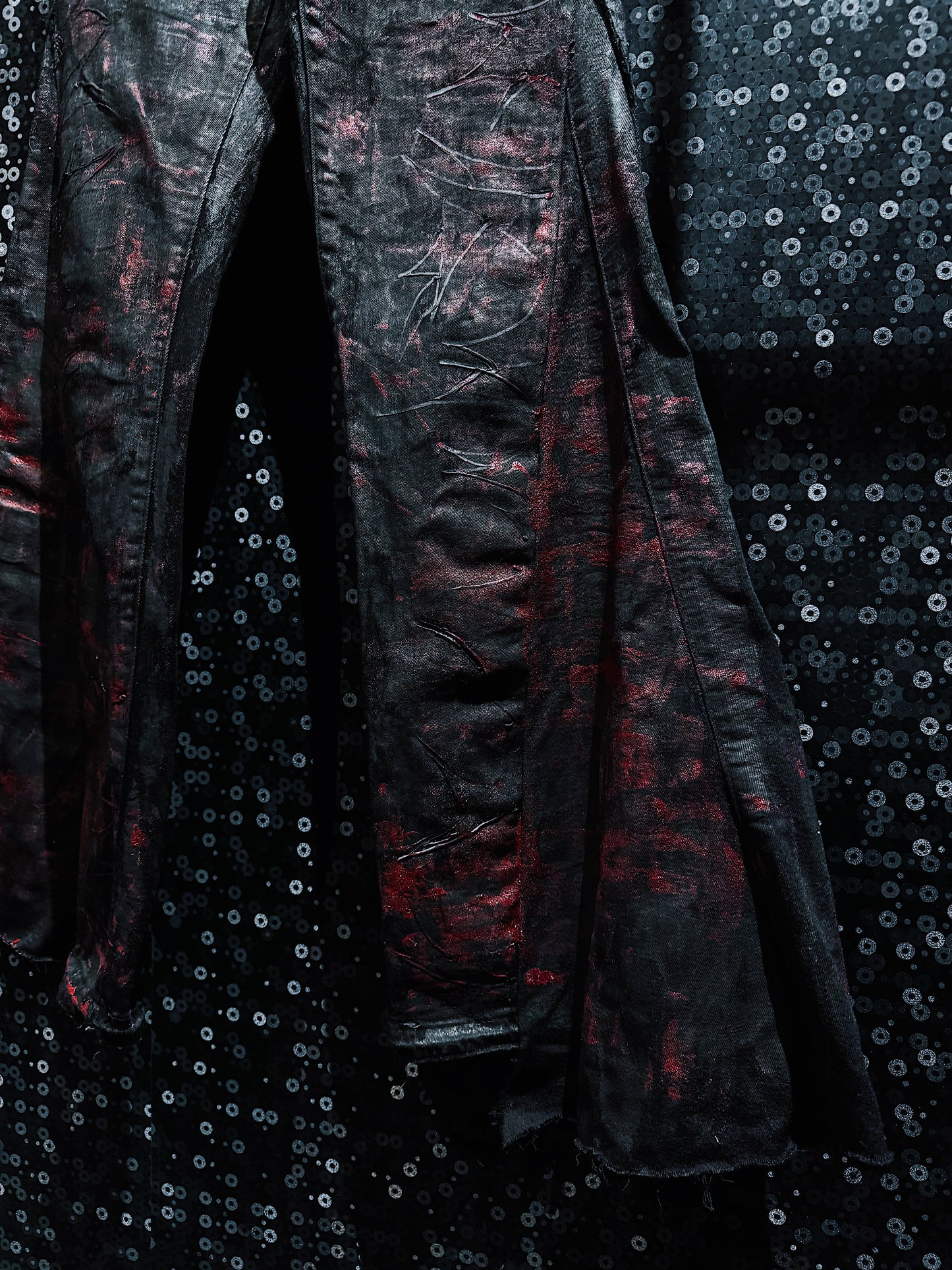 【ÆIEM】vivid notes IRON VEIN flare pants