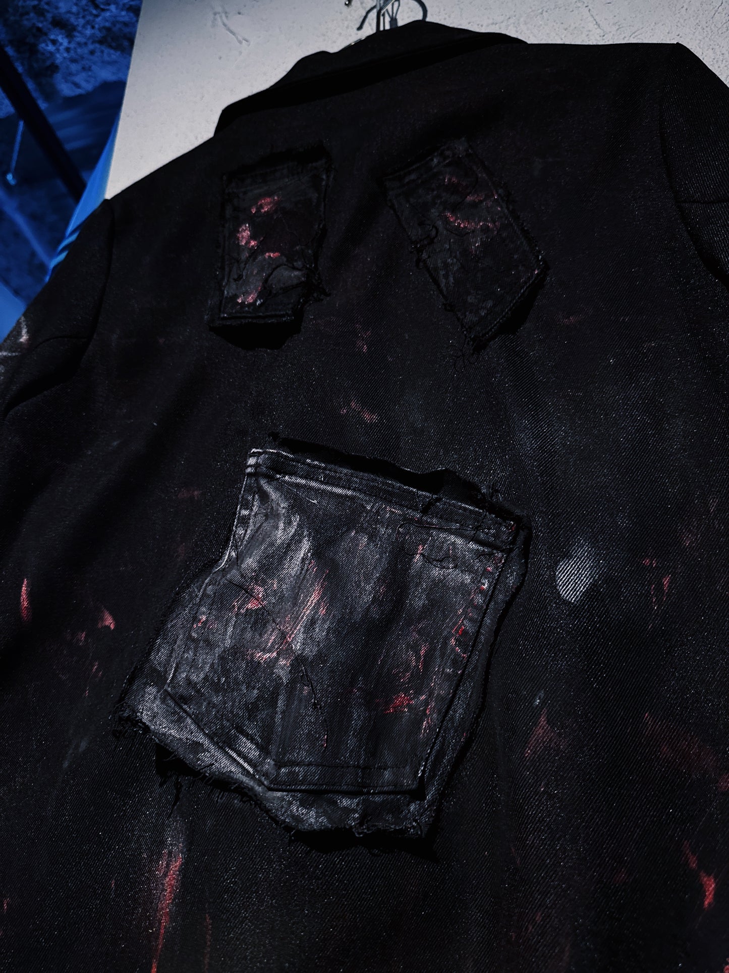 "vivid notes"The Anarchist's Orbit tailored jacket