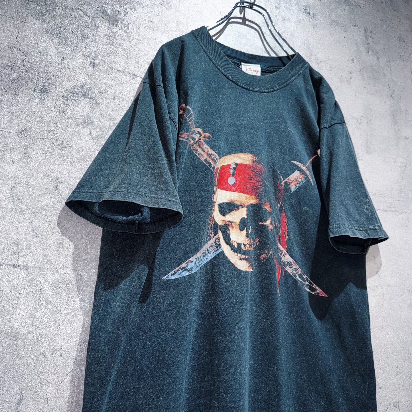 "Pirates of the Caribbean"iconic logo design print T shirt