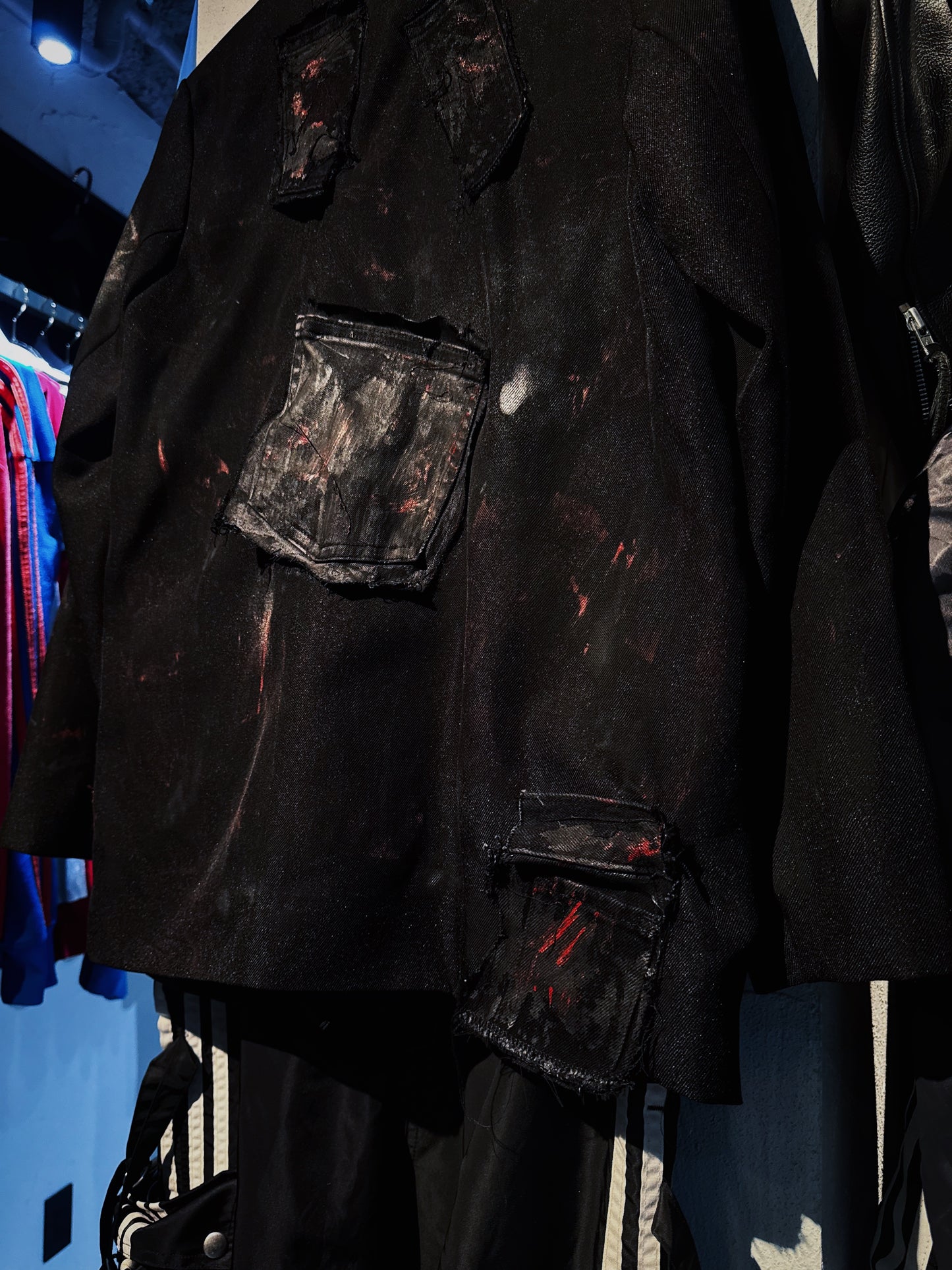"vivid notes"The Anarchist's Orbit tailored jacket