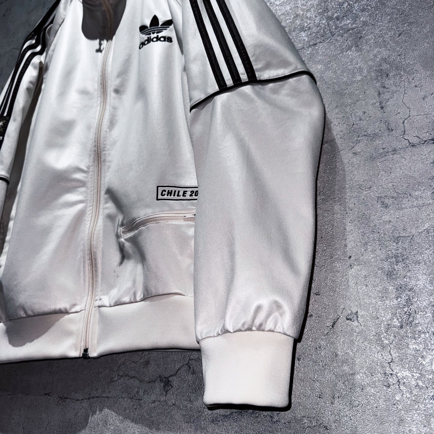 "ADIDAS Chile20"Trefoil logo design track jacket