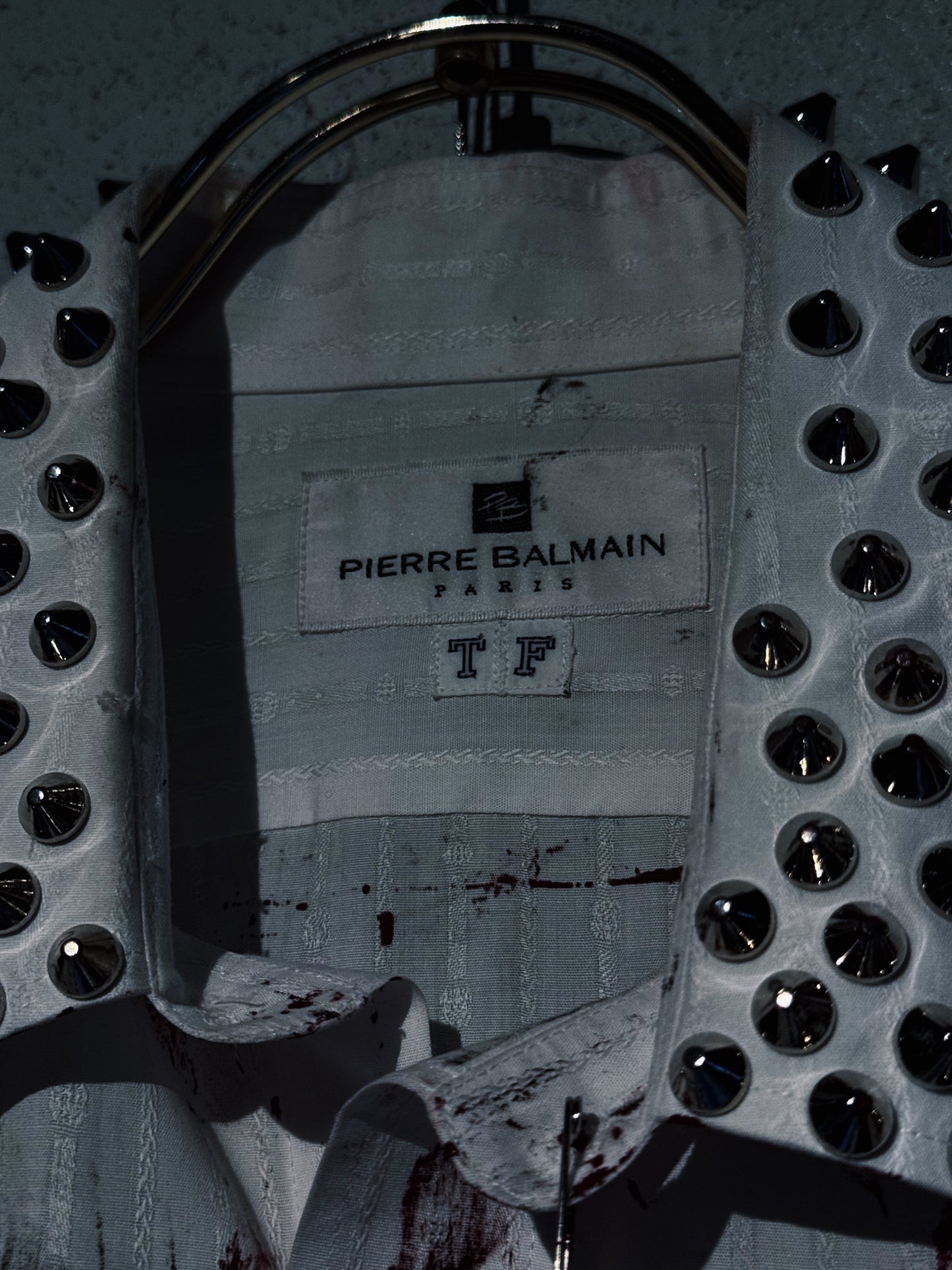 "vivid notes"The Anarchist's painting design studs Orbit shirt