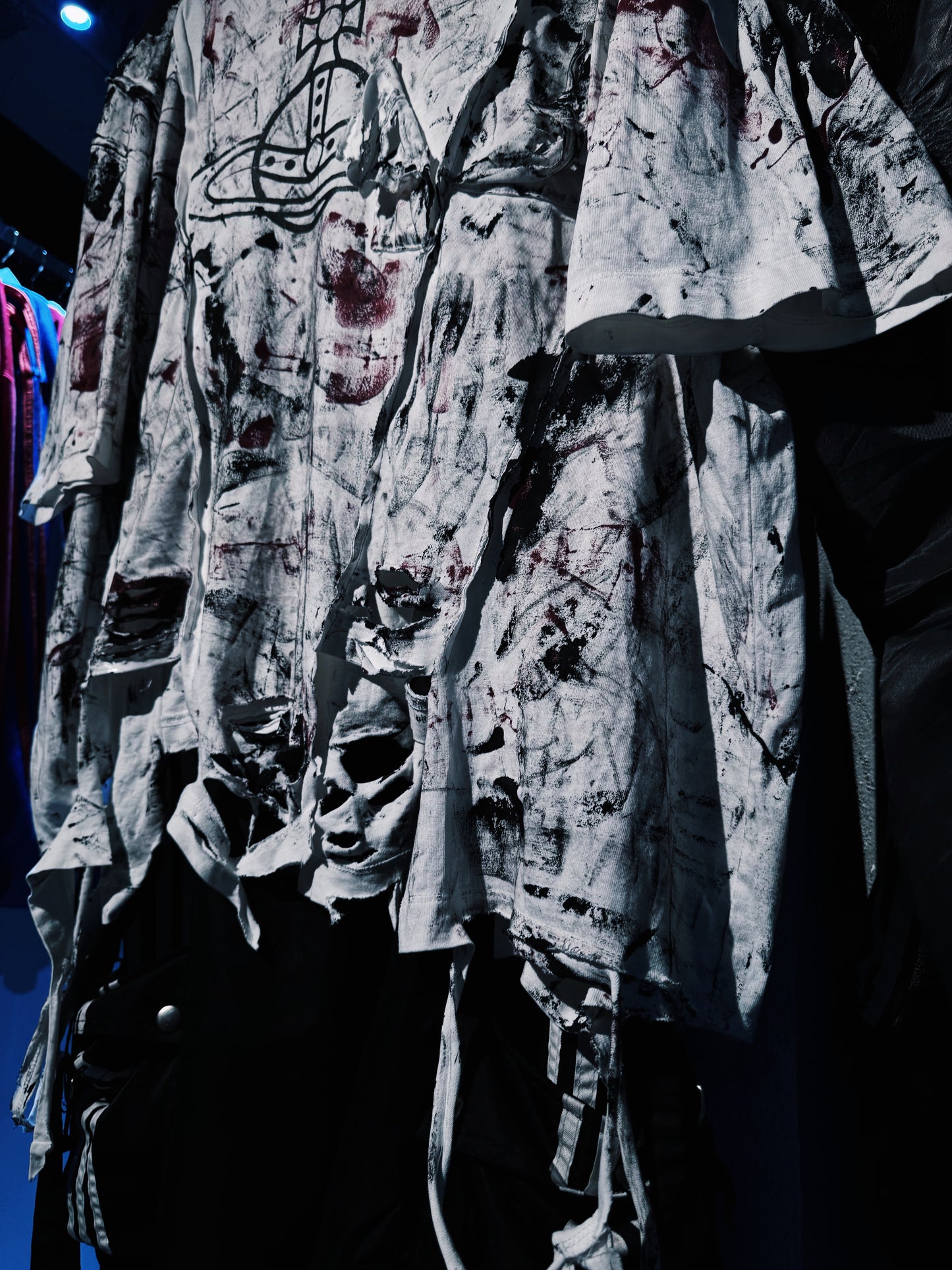 "vivid notes"The Anarchist's Layered Orbit T-shirt