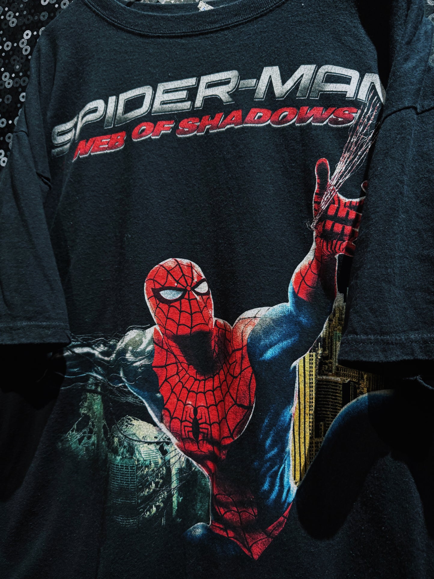 【ÆIEM】Spider-Man Web of Shadows Graphic T-shirt