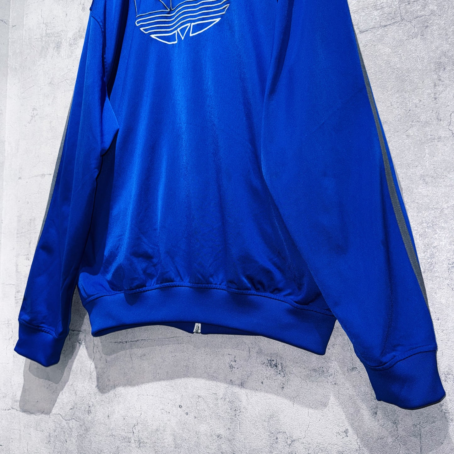 "ADIDAS ULTRASTAR"Trefoil logo embroidery design loose track jacket
