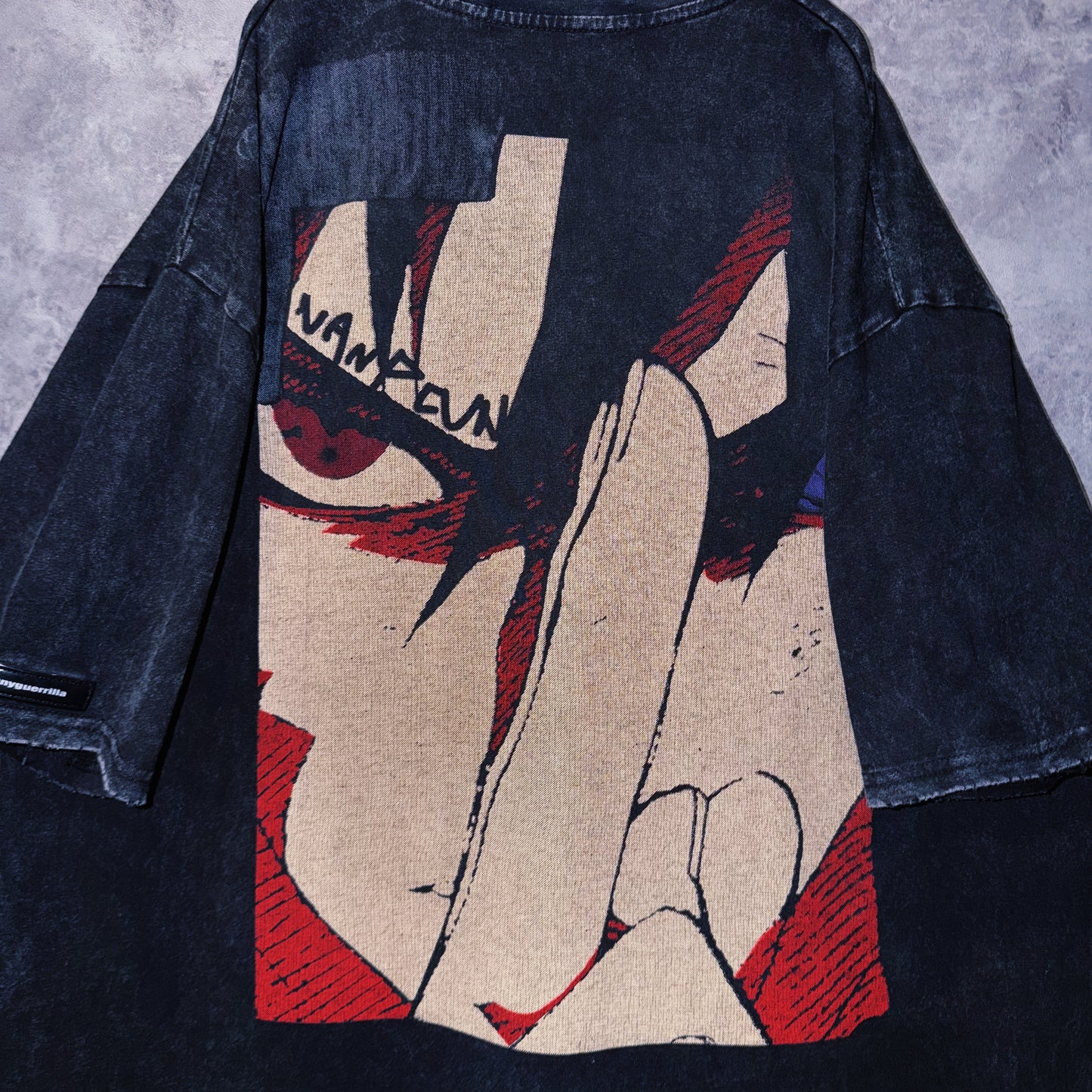 【doppio】vintage anime character print design T-shirt