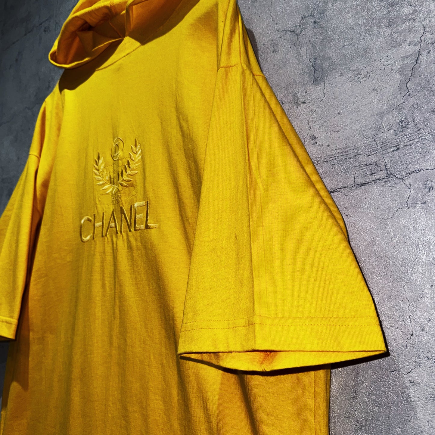 "CHANEL"logo embroidery design hoodie short sleeve T shirt