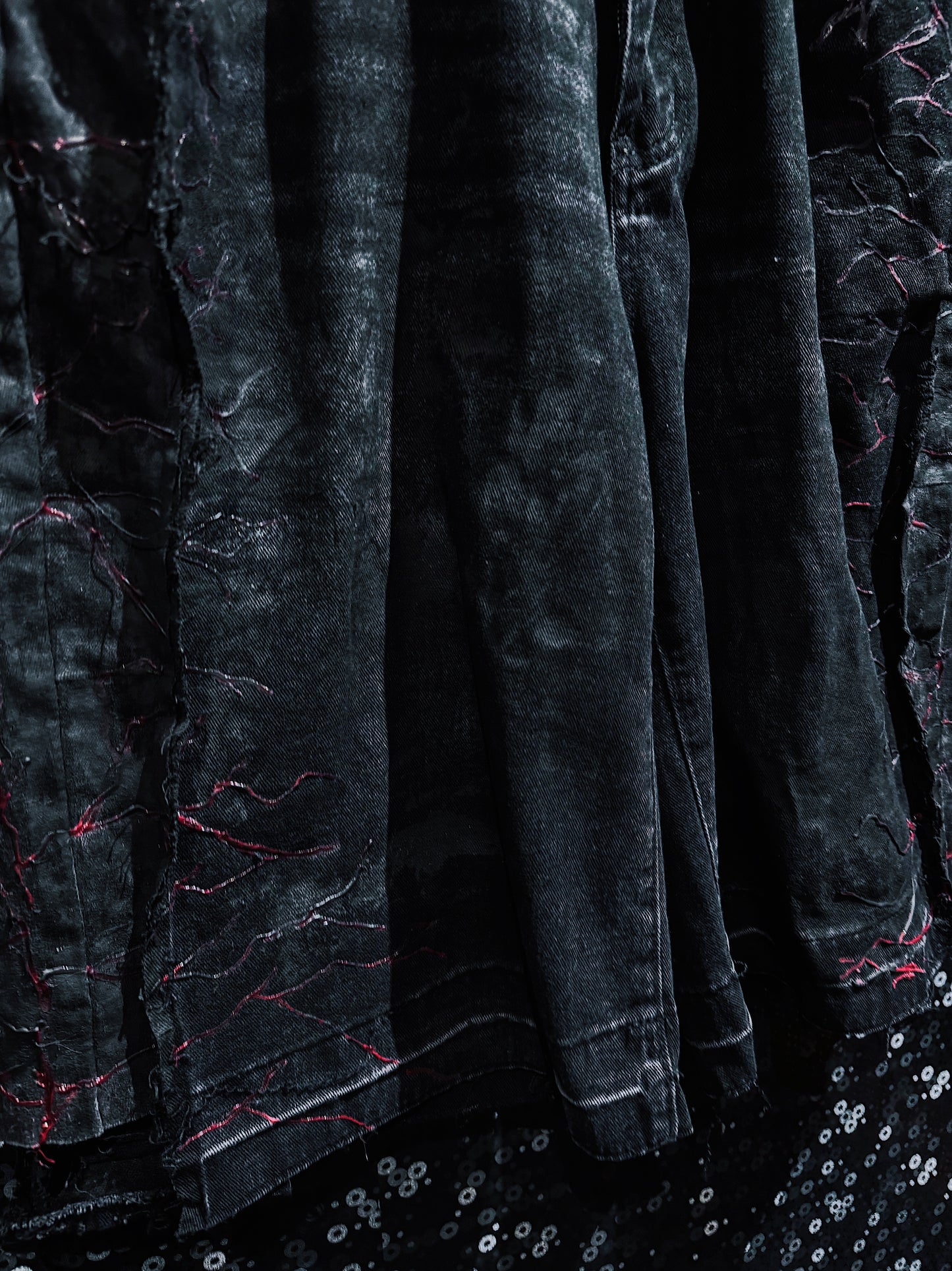 【ÆIEM】vivid notes IRON VEIN hurf pants