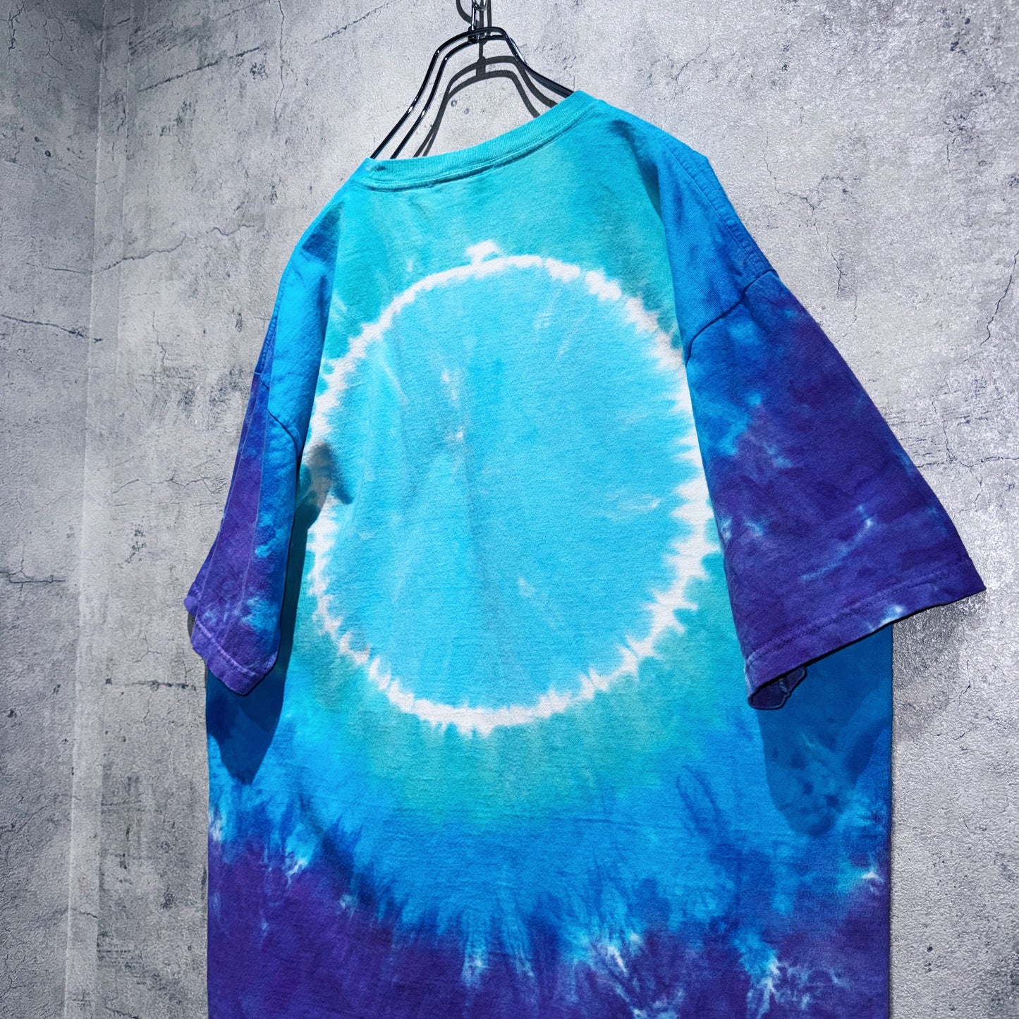00's"SPLASH MOUNTAIN"Mickey Mouse single design Tie-Dye T shirt
