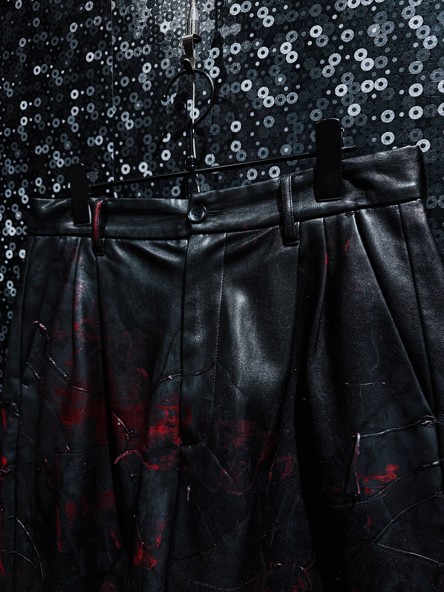 【ÆIEM】vivid notes IRON VEIN hurf pants