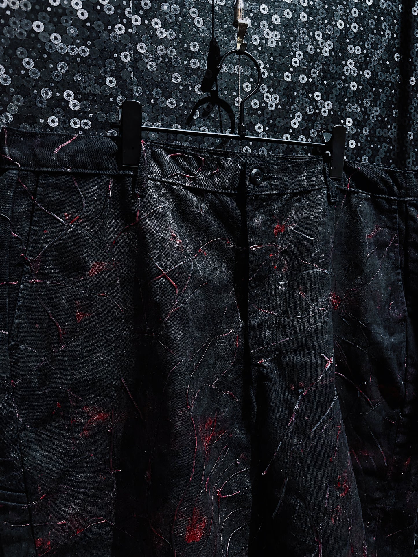 【ÆIEM】vivid notes IRON VEIN hurf pants