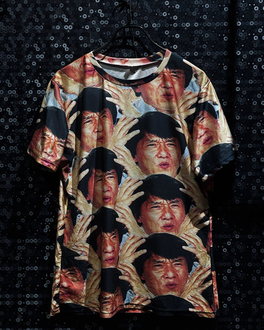 【ÆIEM】Jackie Chan All Over Print Graphic T-shirt