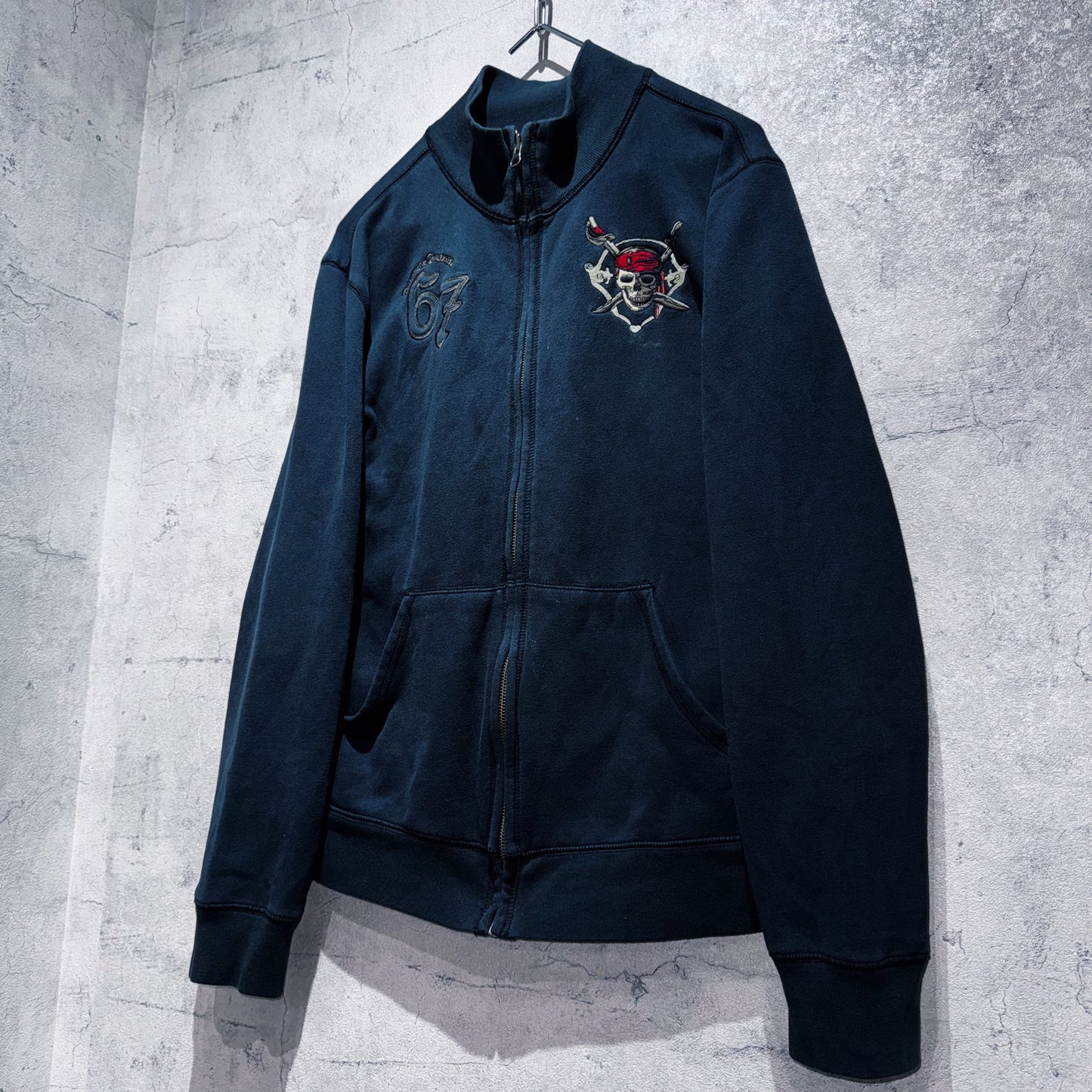 "PIRATES of the CARIBBEAN"embroidery design track jacket