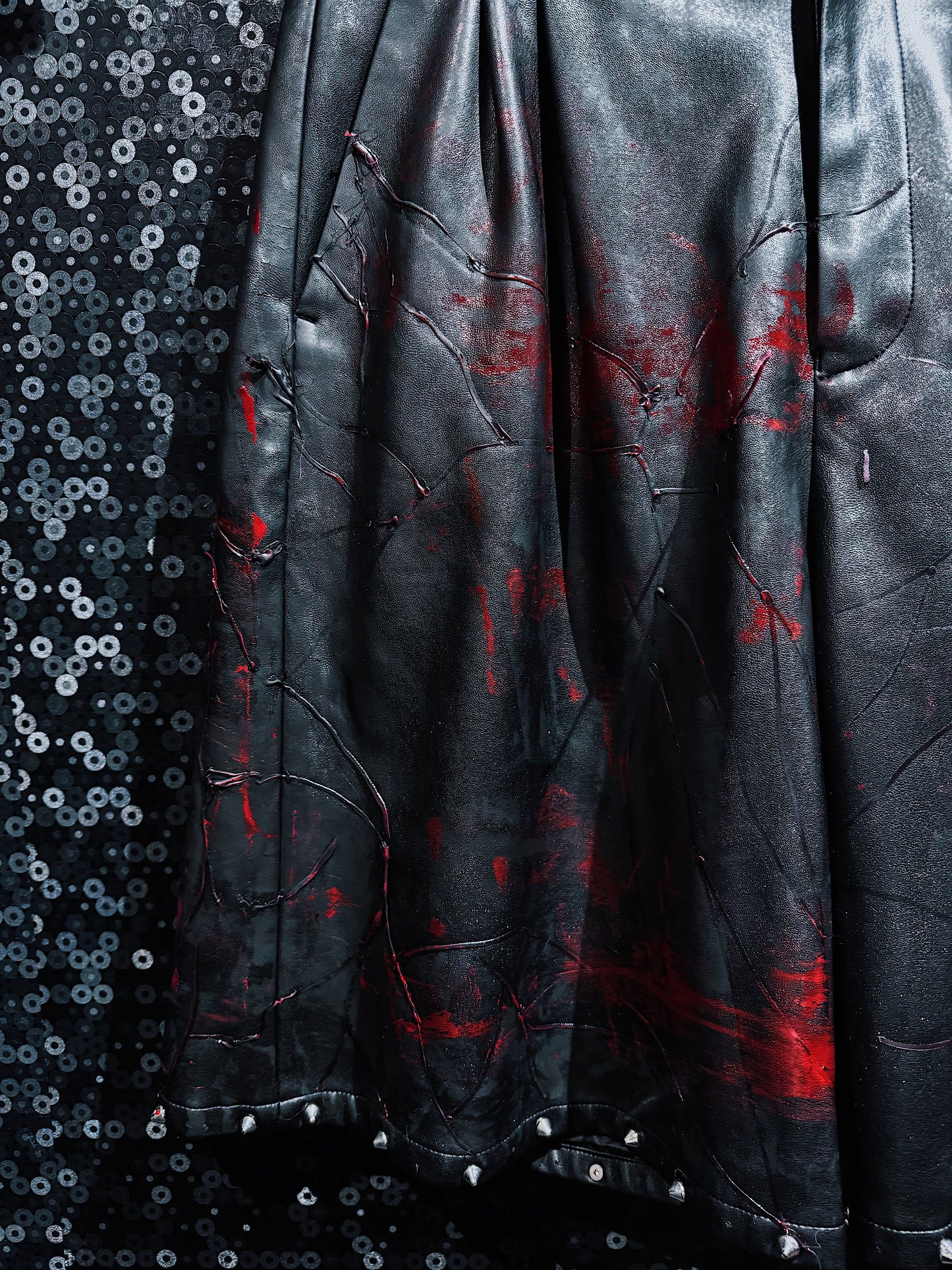 【ÆIEM】vivid notes IRON VEIN hurf pants