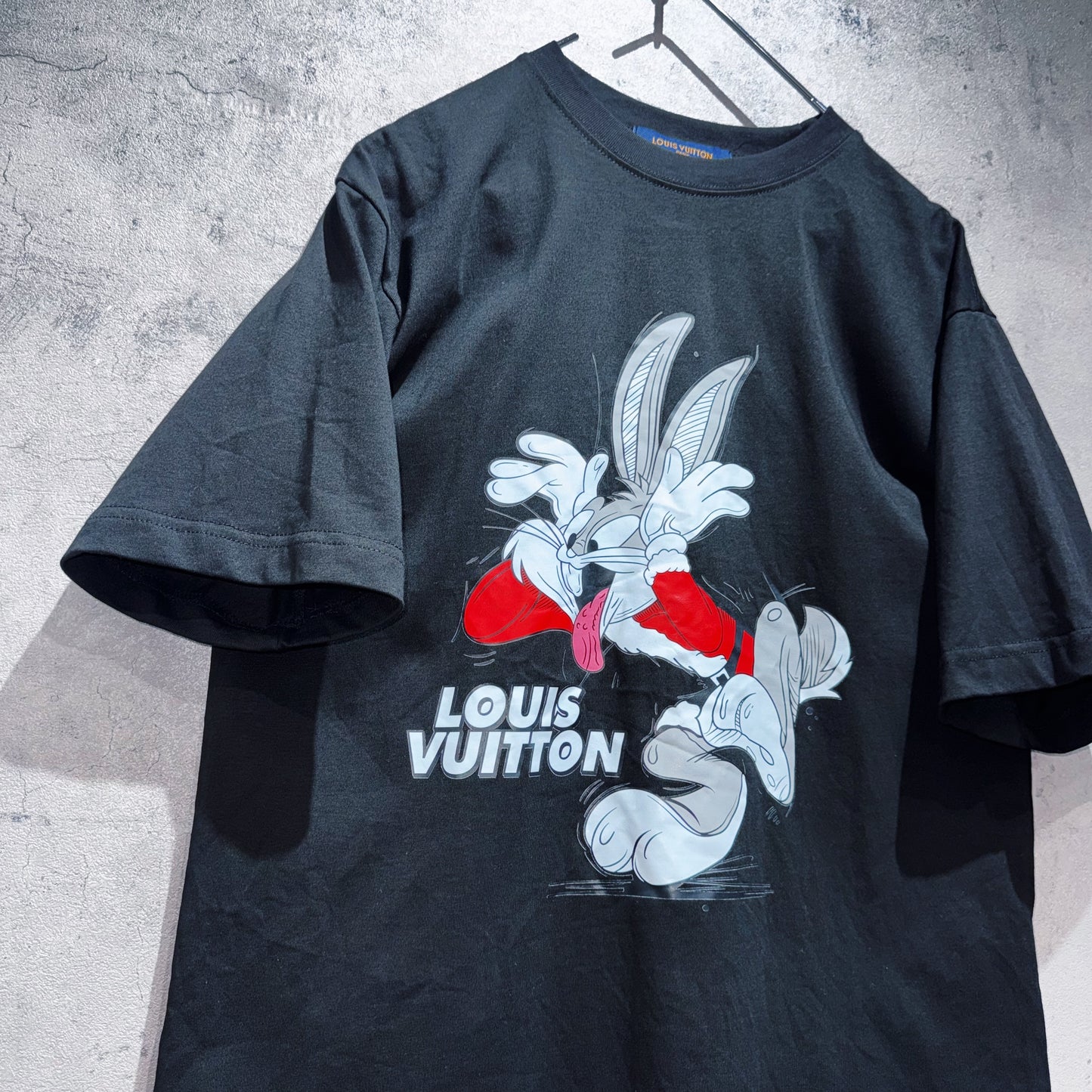 "LOUIS VUITTON"BUGS BUNNY graphic design bootleg T shirt