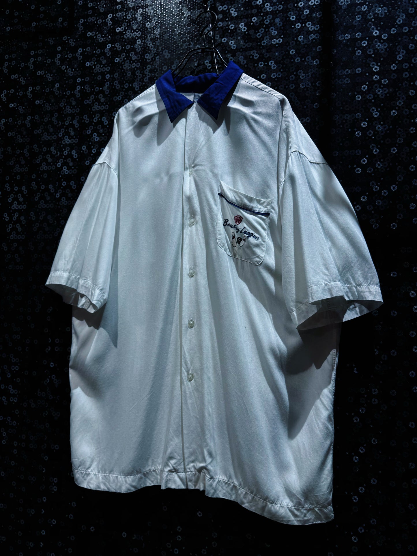 【ÆIEM】Warner Bros. Vintage “Taz Bowling League” Open Collar Shirt