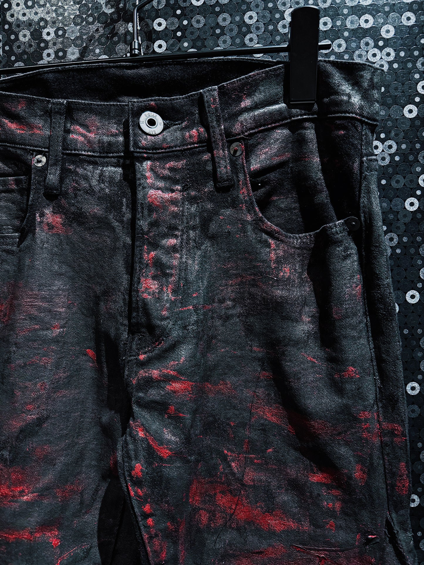 【ÆIEM】vivid notes IRON VEIN flare pants