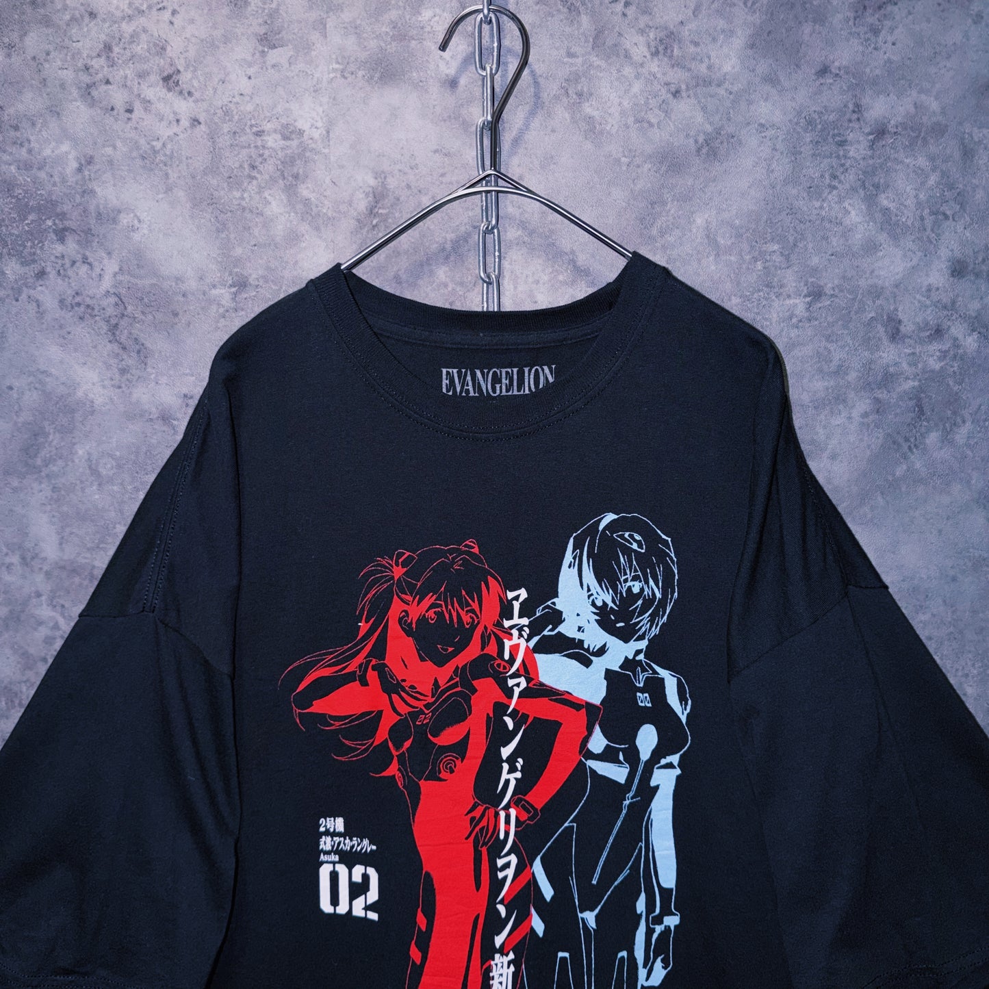 【doppio】vintage “EVANGELION” character print design T-shirt