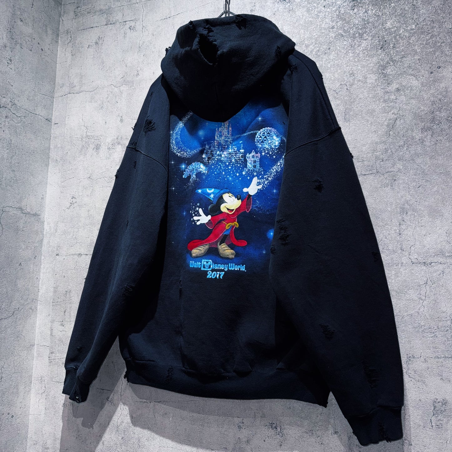 "Disney"WDW 2017 graphic design boro custom hoodie
