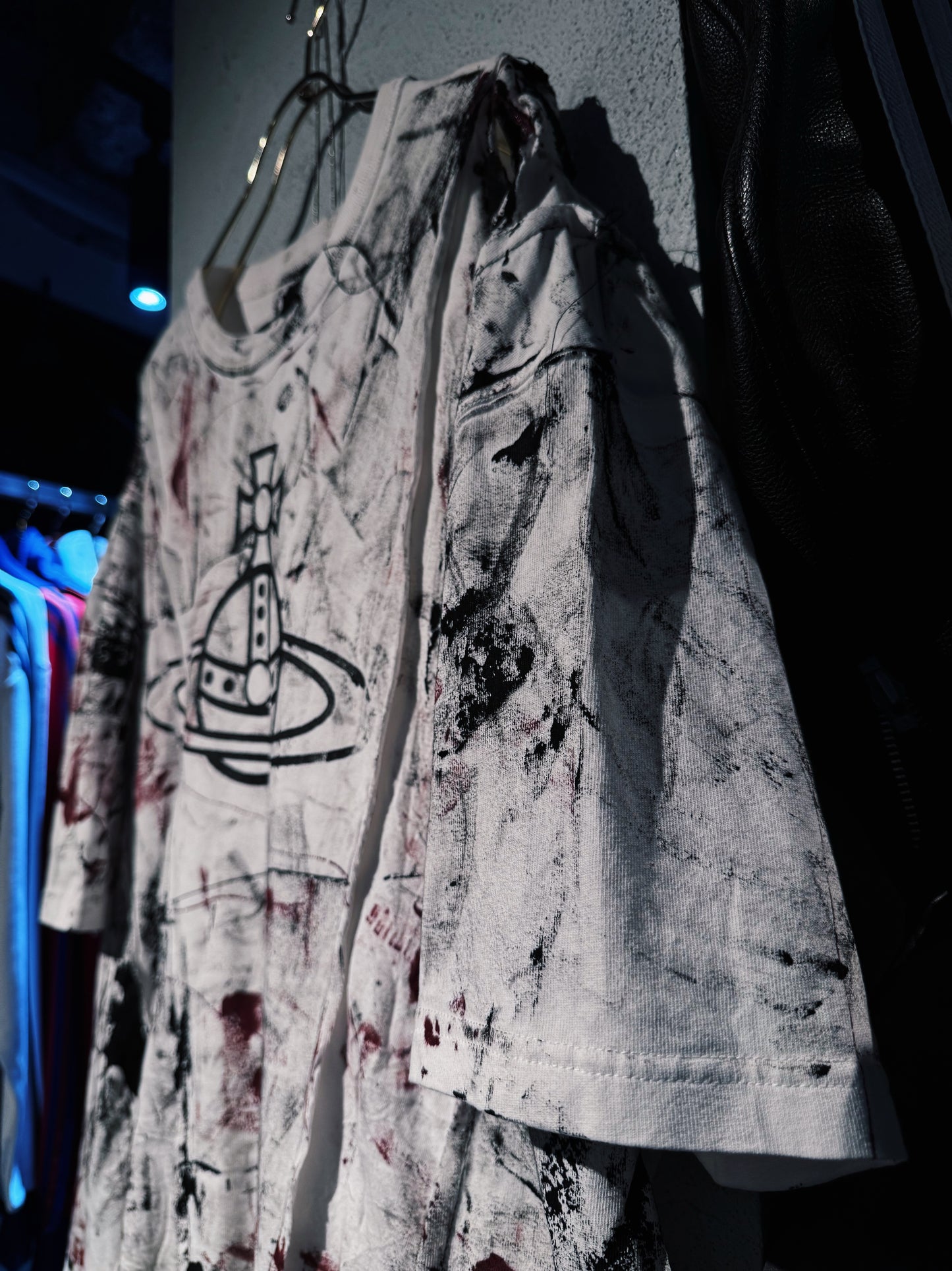 "vivid notes"The Anarchist's Layered Orbit T-shirt
