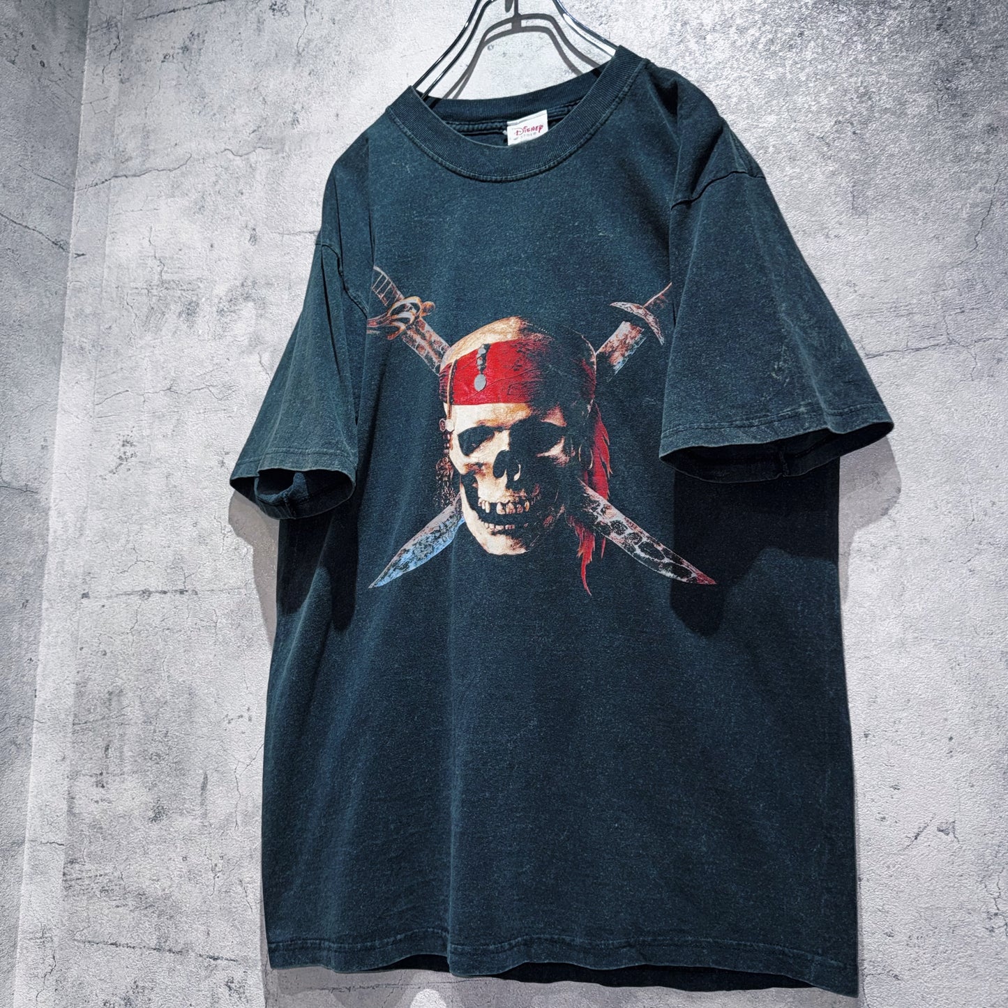 "Pirates of the Caribbean"iconic logo design print T shirt