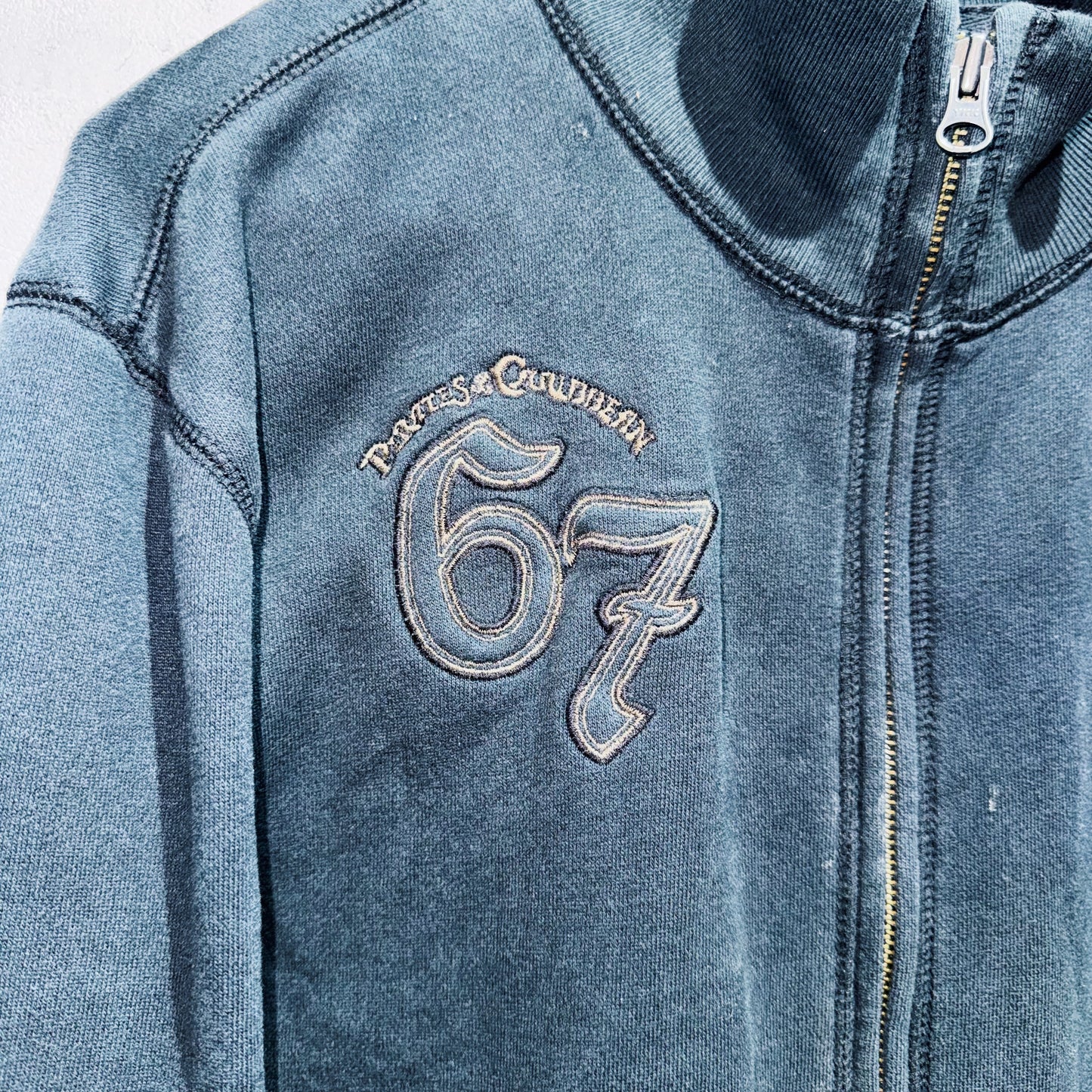 "PIRATES of the CARIBBEAN"embroidery design track jacket