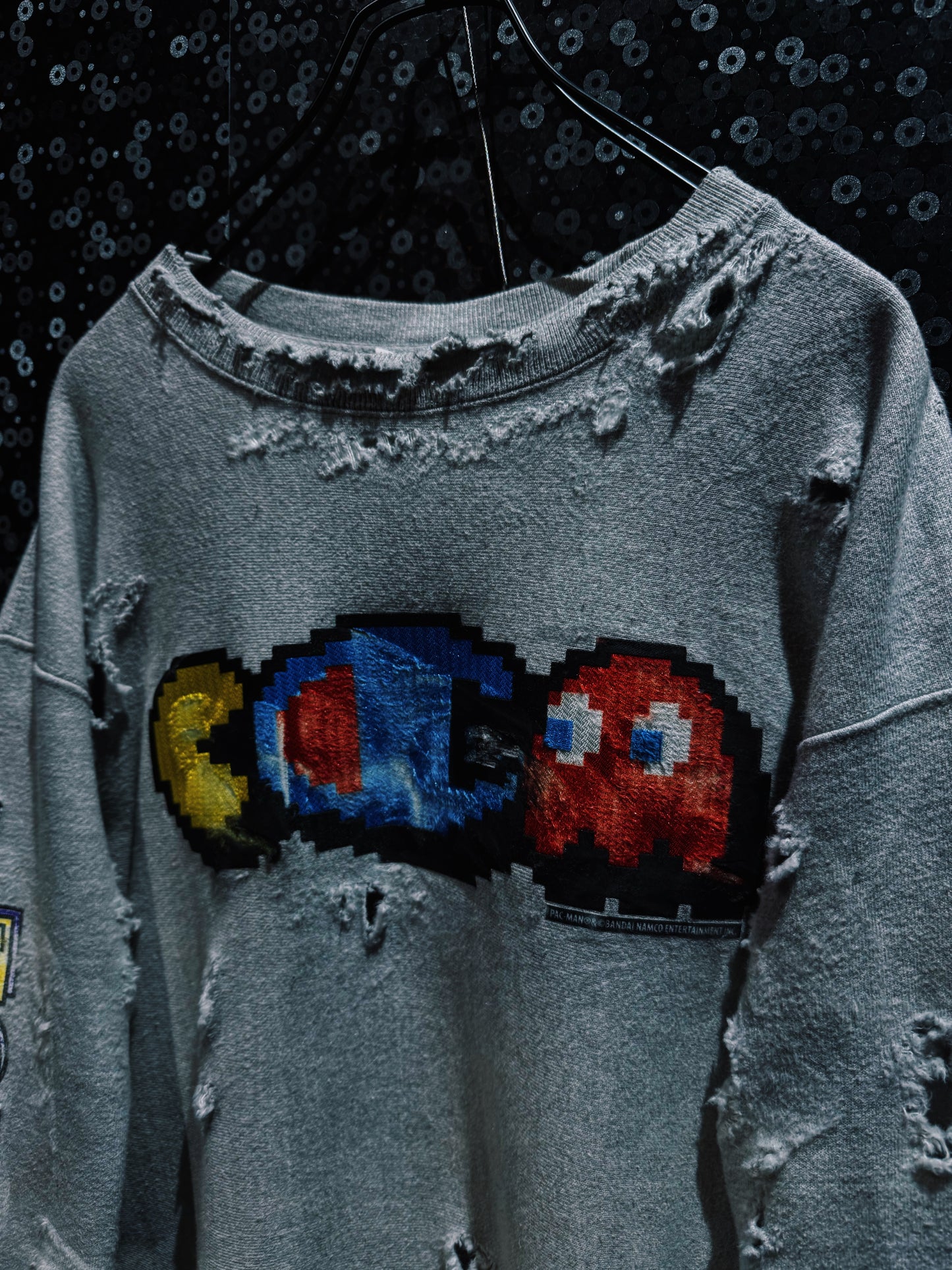 【ÆIEM】original”boro”remake Champion Reverse Weave “PAC-MAN GLITCH”