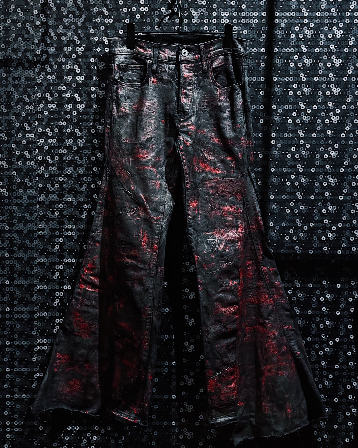 【ÆIEM】vivid notes IRON VEIN flare pants