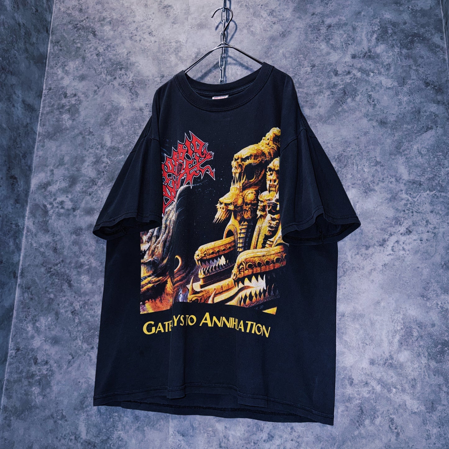 【doppio】vintage “Morbid Angel” album jacket design T-shirt