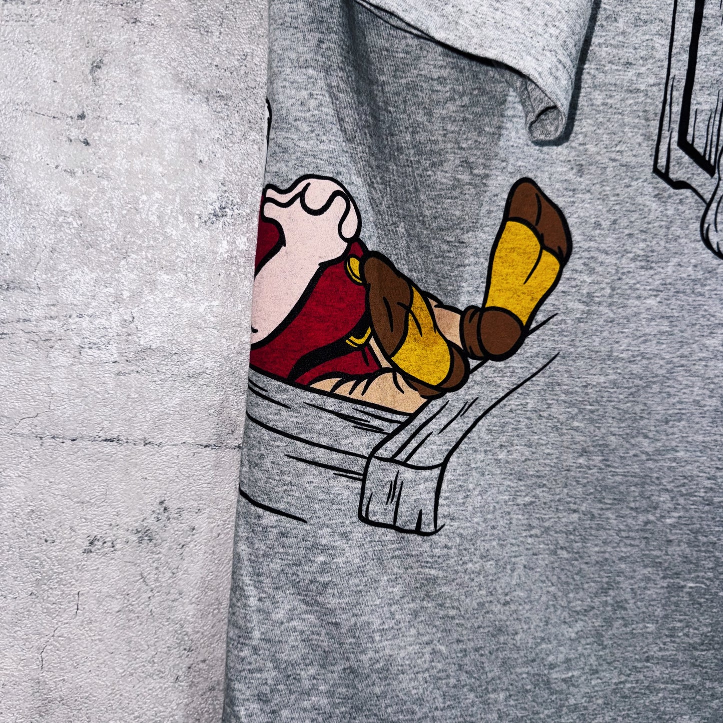 90's"Snow White"The Seven Dwarfs graphic design loose T shirt
