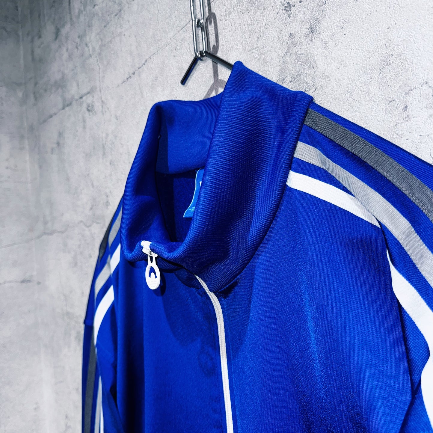 "ADIDAS ULTRASTAR"Trefoil logo embroidery design loose track jacket