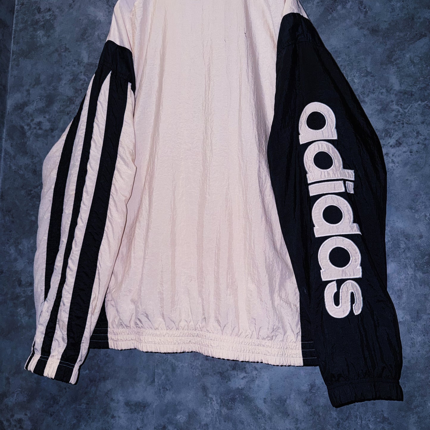 【doppio】90’s vintage “adidas” arm logo design Nylon jacket