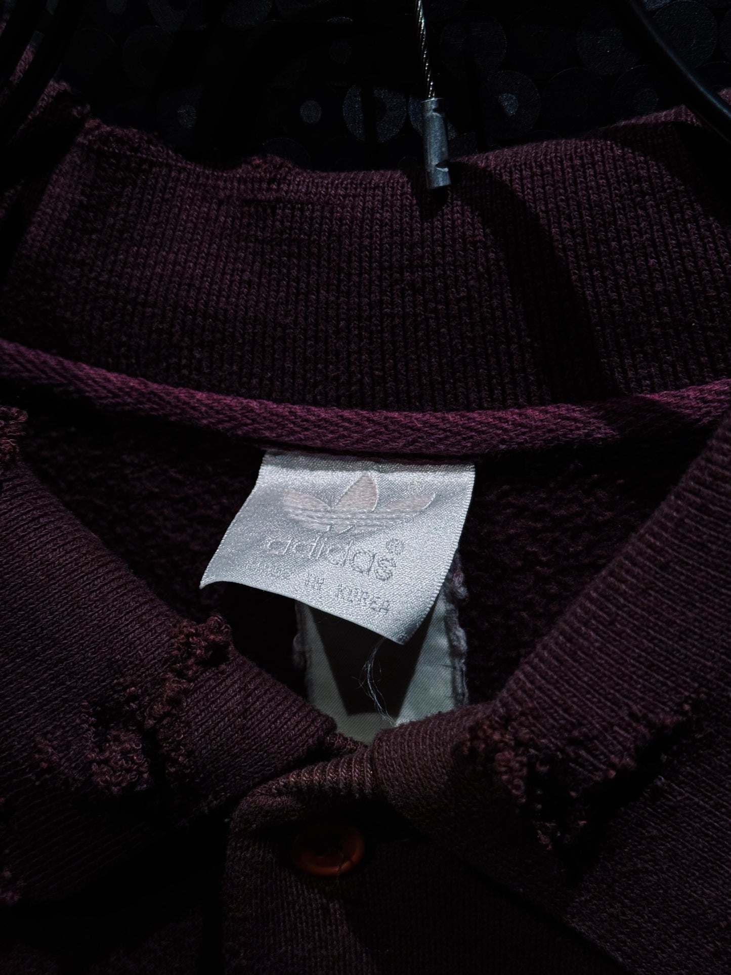 【ÆIEM】original”boro”remake adidas Trefoil Destroy Polo Shirt “BROWN DUST"