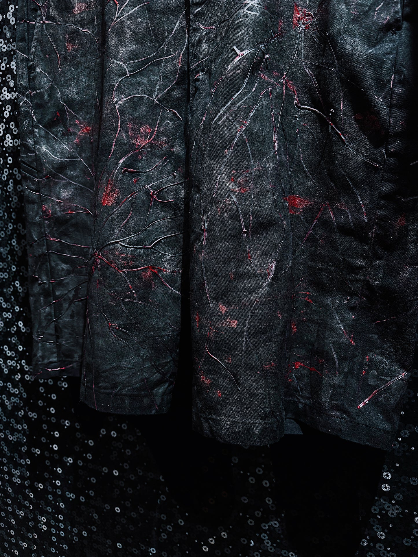 【ÆIEM】vivid notes IRON VEIN hurf pants