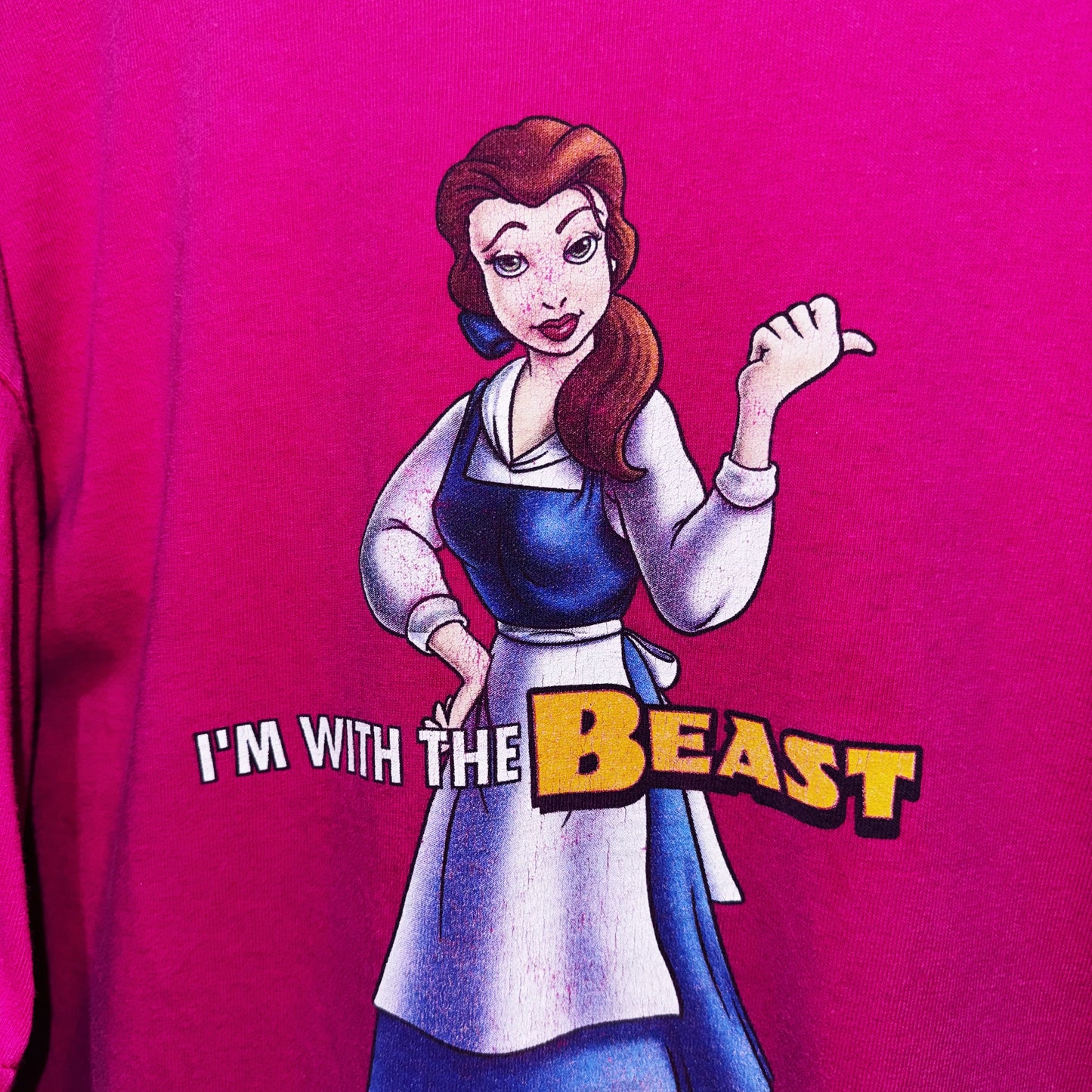 "Beauty and the Beast"Belle single design color T shirt