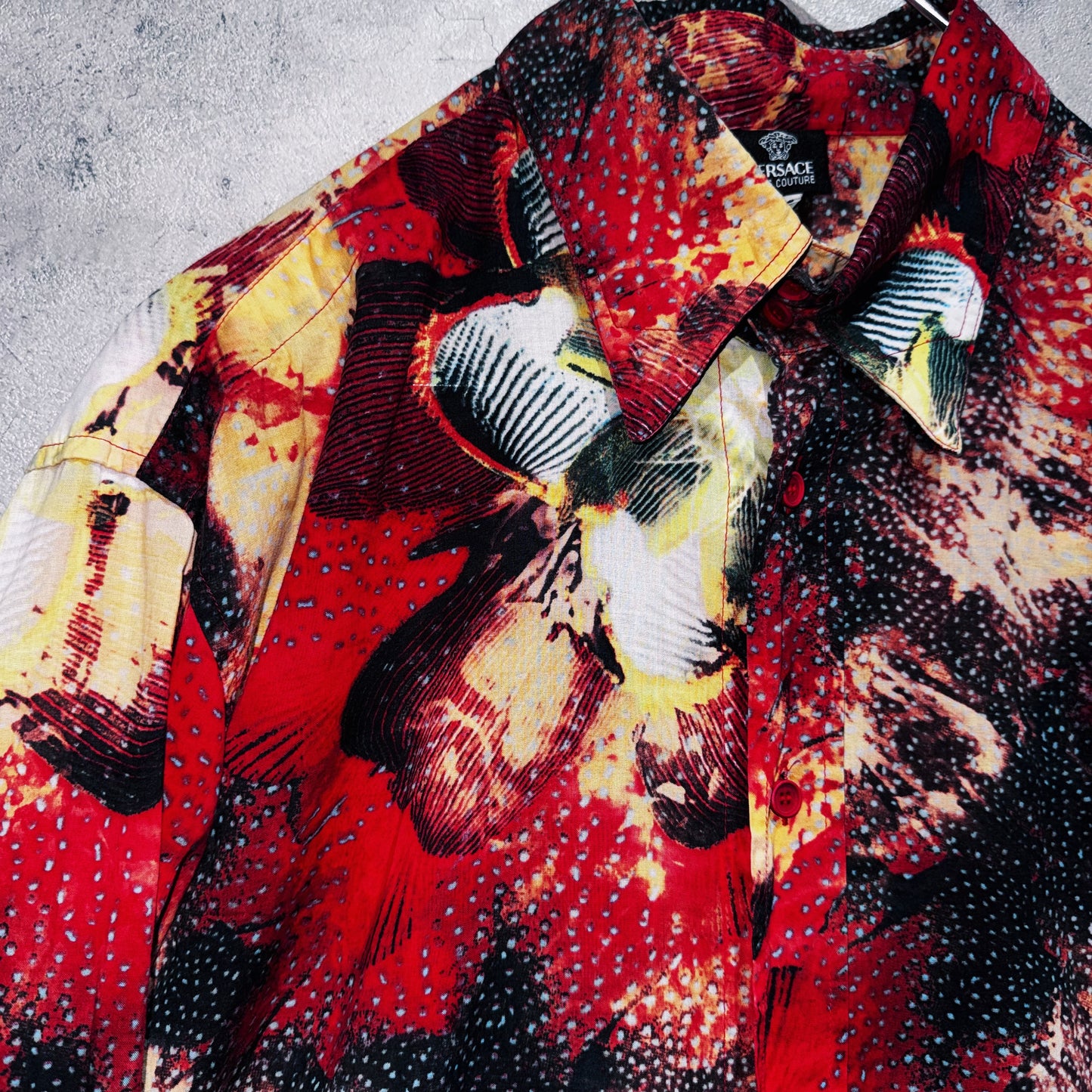 "VERSACE"Art graphic pattern design shirt