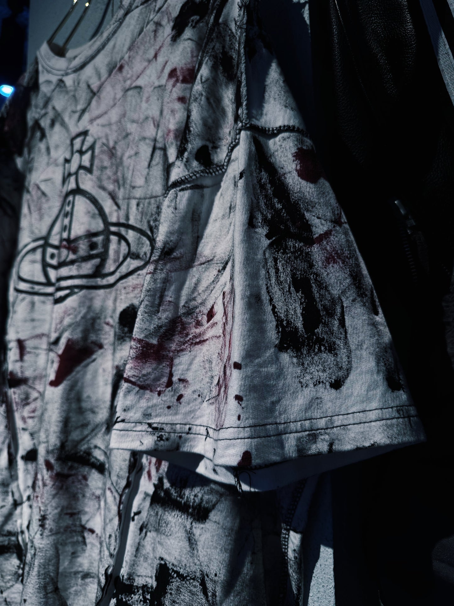 "vivid notes"The Anarchist's Layered Orbit T-shirt