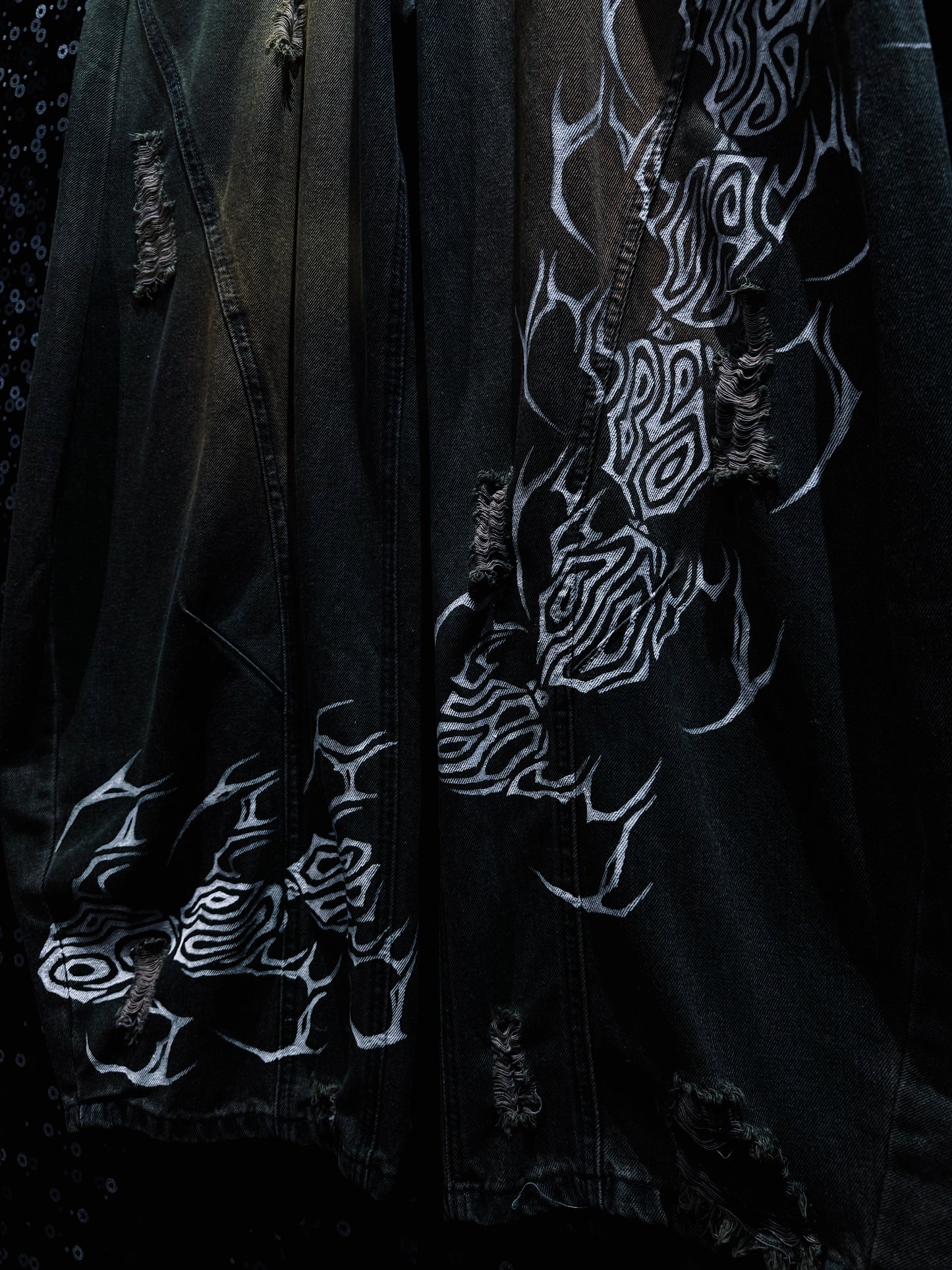 【ÆIEM】“RƎ:STANCE” Hand-Painted Reconstructed Denim