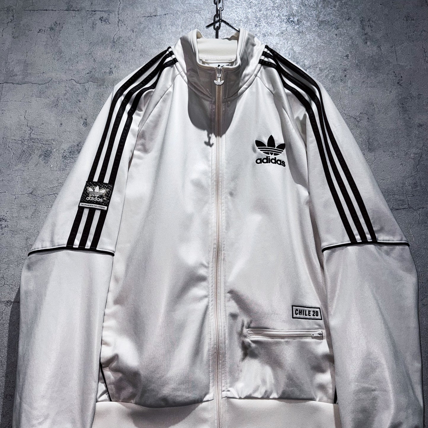 "ADIDAS Chile20"Trefoil logo design track jacket