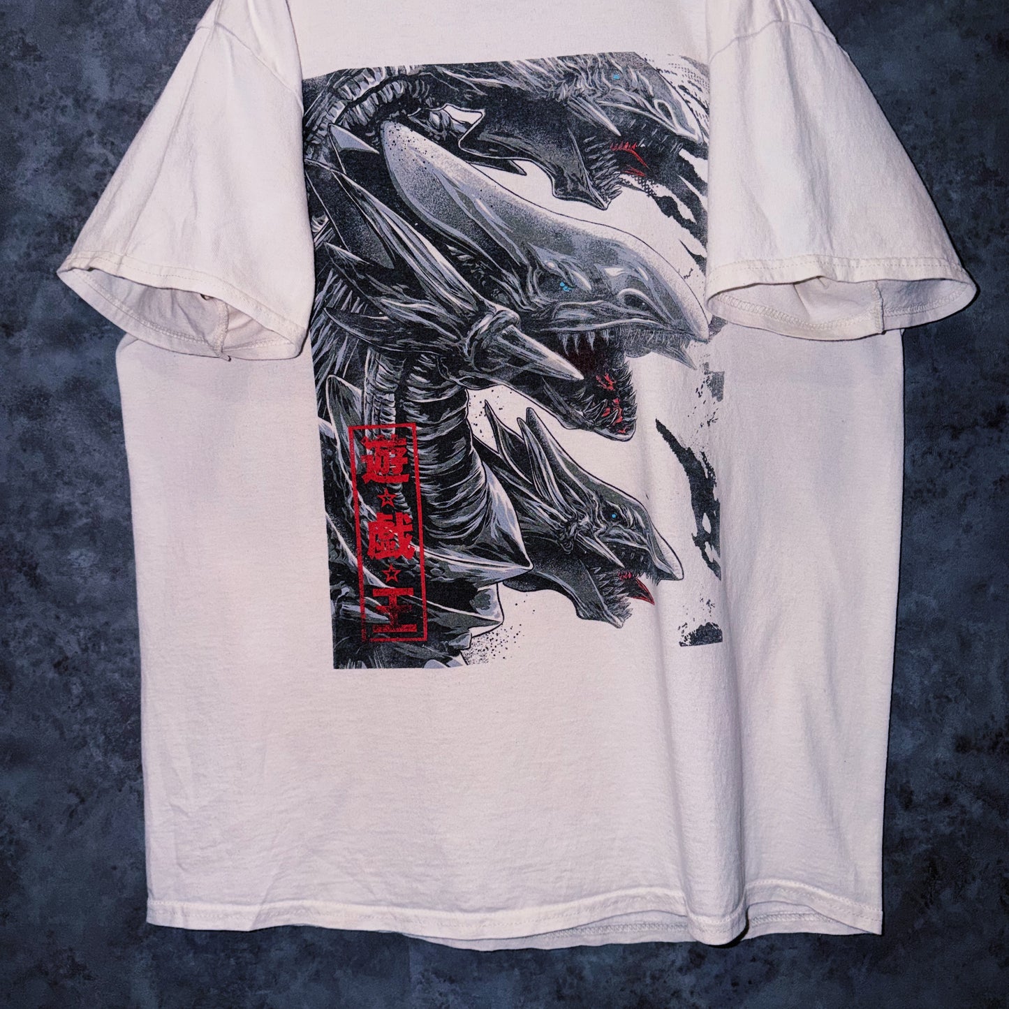 【doppio】vintage “遊⭐︎戯⭐︎王” character print design T-shirt