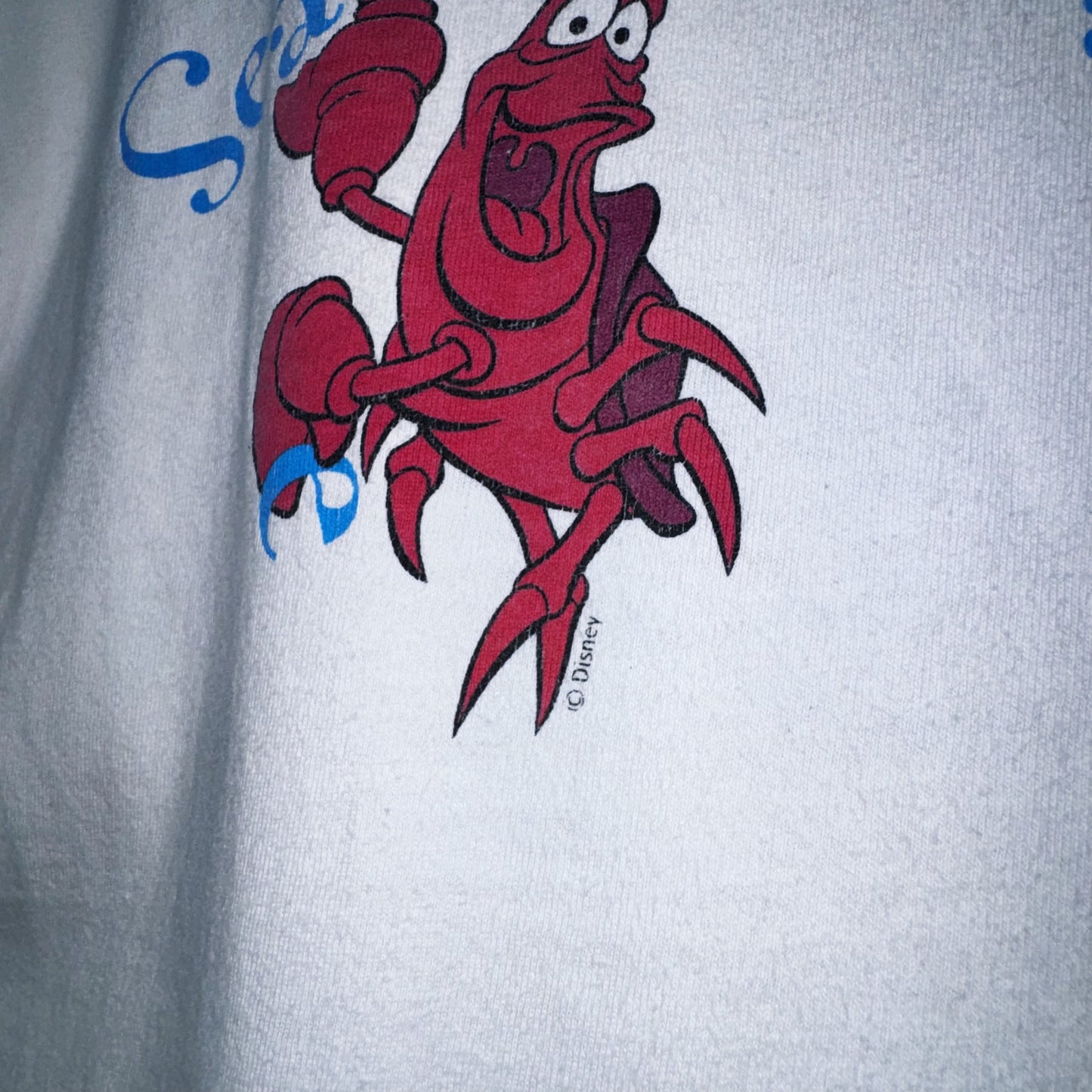 90's"Disney"Sebastian single design promotion T shirt