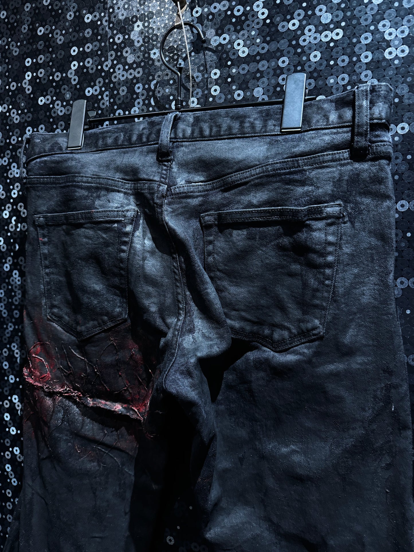 【ÆIEM】vivid notes IRON VEIN flare pants