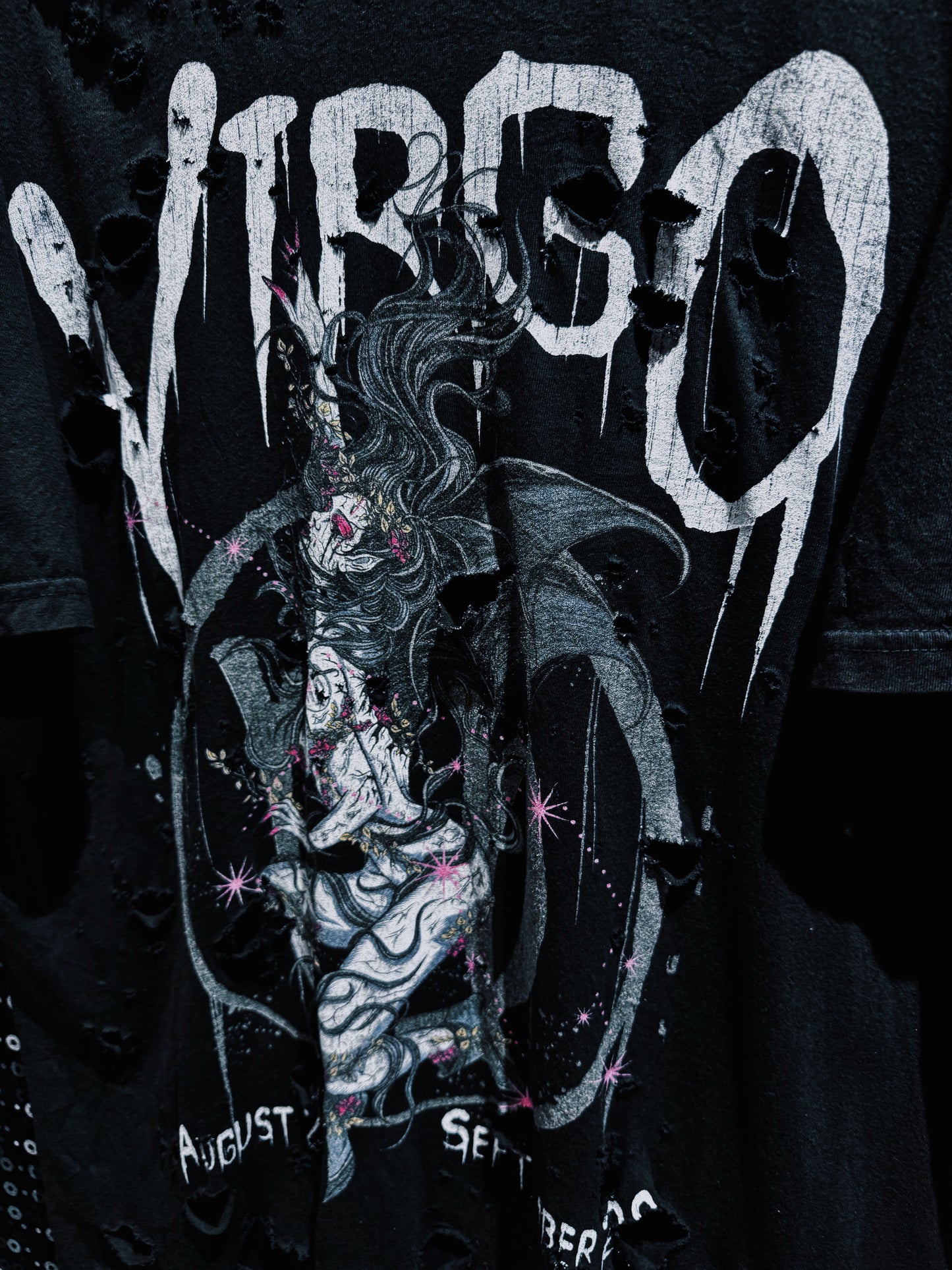 【ÆIEM】Natural “boro” Remake MURSO Graphic T-shirt