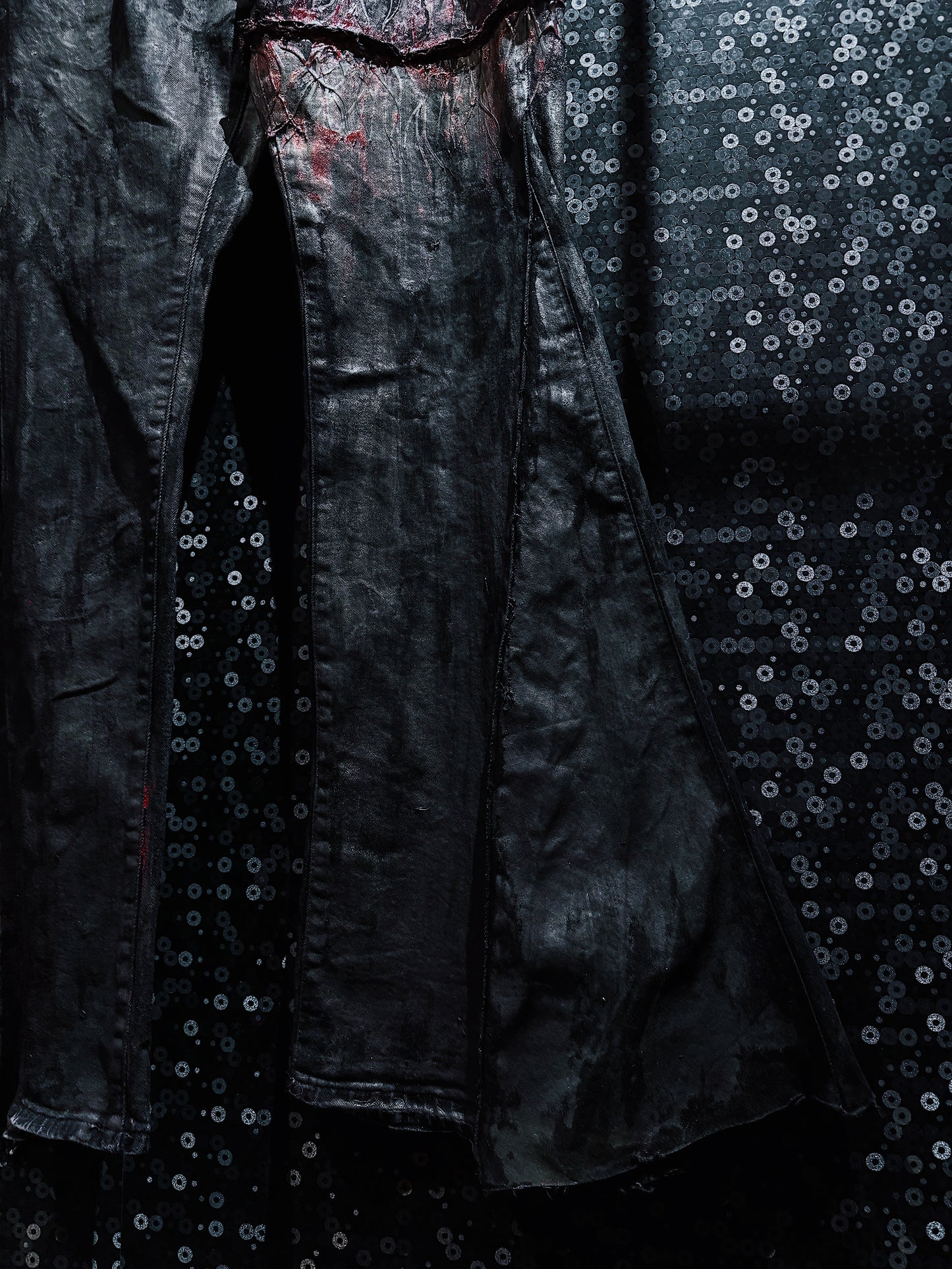 【ÆIEM】vivid notes IRON VEIN flare pants